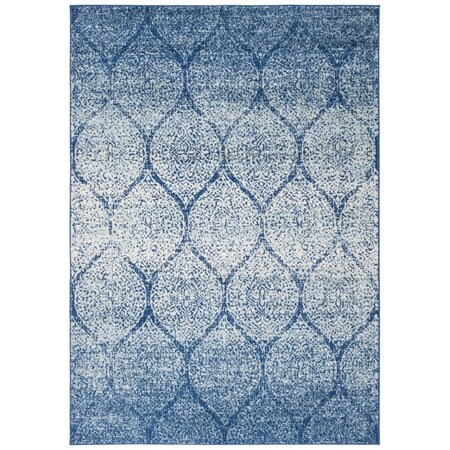 Safavieh 8 x 10 ft. Madison Power Loomed Rectangle Area Rug Navy & Blue MAD604N-8